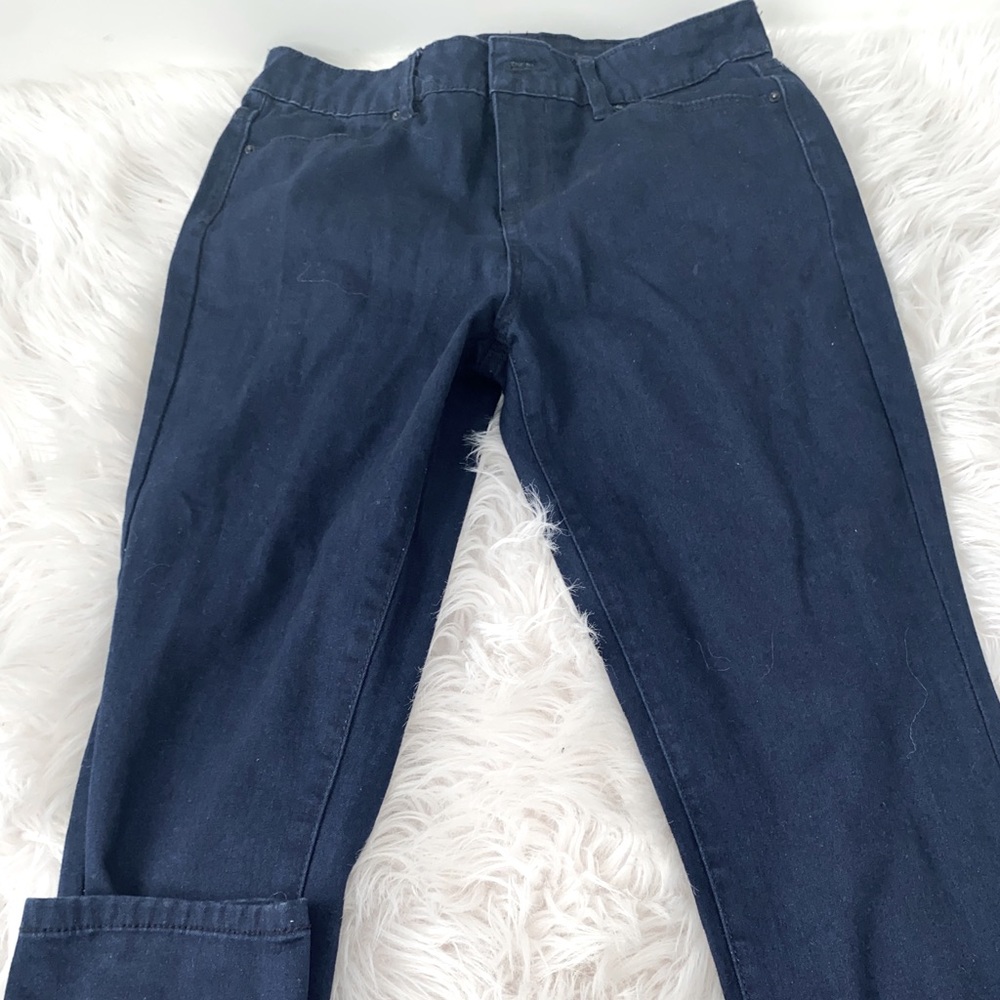 Denim skinny jeans
